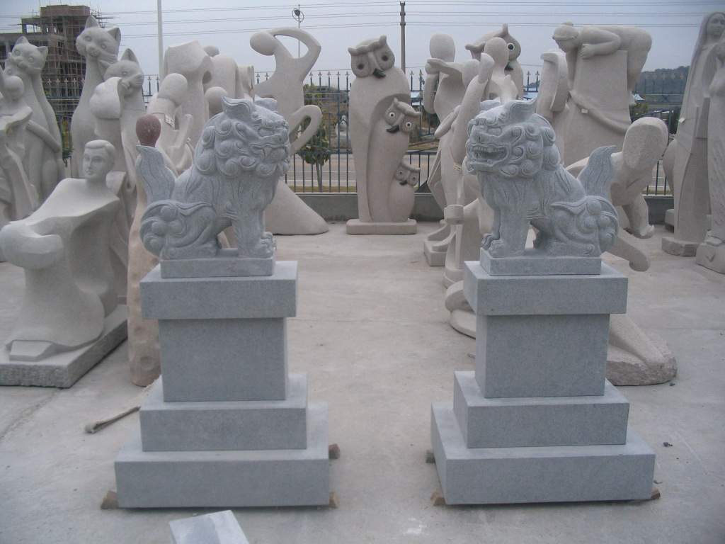 ani-010, stone animals carving