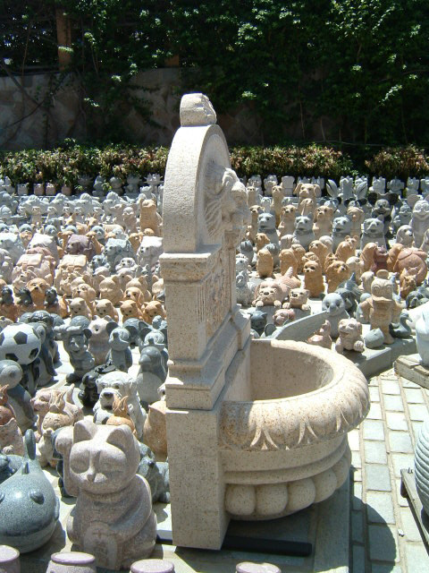 ani-007, stone animals carving