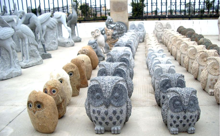 ani-002, stone animals carving